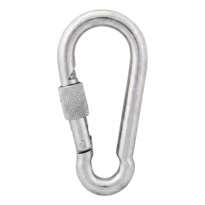 Karabína so zámkom pozinkovaná 15×200 mm – zabezpečovacia matica, DIN 5299 D