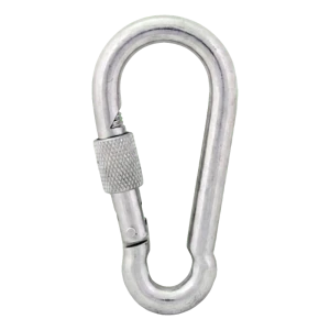 Karabína so zámkom pozinkovaná 6×60 mm – poistná matica, DIN 5299 D