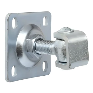 Nastaviteľný záves so štítom M16 80x80x3 mm, oko pozinkované