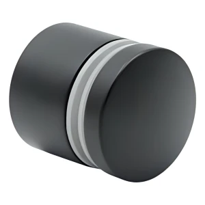 Bodový držiak skla fi 50 čierny – AISI 304. sklo 8–21.52 mm