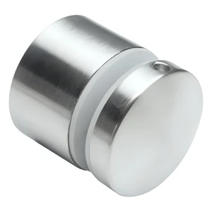 Bodový držiak skla fi 50/30/M10x45, sklo 8-21,52 mm, AISI 304, plochý systém, satén