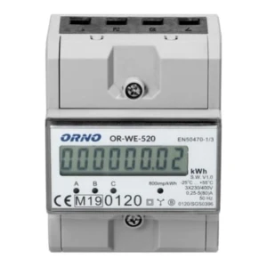 Orno Merač elektrickej energie 3-fázový 80A MID