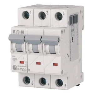 Eaton Nadprúdový istič C 25A 3p 6kA