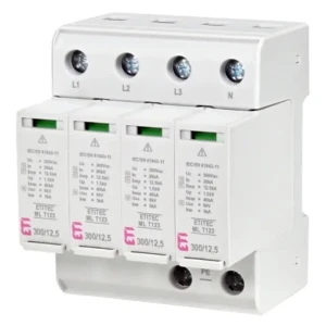 ETI Zvodič prepätia Typ 1+2+3 (B+C+D) 4P 20kA 1,5kV