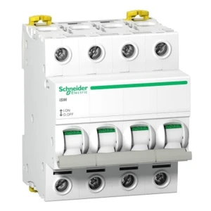 Schneider Electric Izolačný odpínač 3-Fázový 4P 100A 415V AC iSW-100-4 Acti9