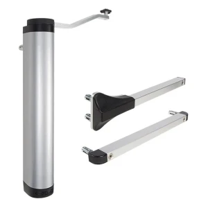 Locinox – vertikálny hydraulický samozatvárač na bránky 90° a 180° strieborný