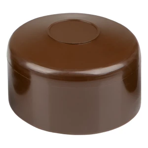 Krytka na plotový stĺpik 1 1/2" (Ø 48,3 mm), hnedá