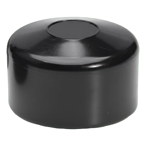 Krytka na plotový stĺpik 1 1/4" (Ø 42,4 mm), čierna