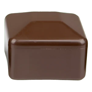 Krytka na plotový stĺpik 18×18 mm, hnedá