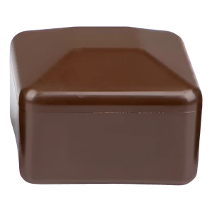 Krytka na plotový stĺpik 30×30 mm, hnedá