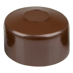 Krytka na plotový stĺpik Ø 38 mm, hnedá