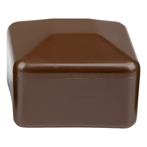 Krytka na plotový stĺpik 40×40 mm, hnedá