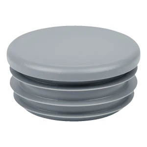 Záslepka do rúrky okrúhla Ø 102 mm, sivá