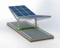 Prístrešok pre auto Fotovoltaická búda pre 2 vozidlá T Eco 11,4m x 3,3m Solárne parkovisko GPV-101-09 (2)