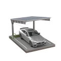 Prístrešok pre auto Fotovoltaická búda pre 1 vozidlo L 5,7m x 3,3m Solárne parkovisko GPV-101-06