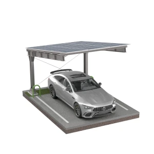 Prístrešok pre auto Fotovoltaická búda pre 1 vozidlo L 5,7m x 3,3m Solárne parkovisko