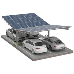 Prístrešok pre auto Fotovoltaická búda pre 4 vozidlá T 11,4m x 5,2m Solárne parkovisko