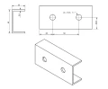 Profilový konektor 10cm Eloxovaný PV-18-04 (2)