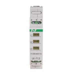 F&F Filipowski Svetelná kontrolka 3×230 V+N 3xLED 3 farby