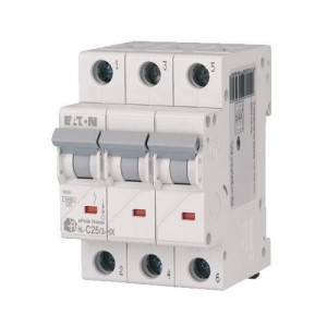 Eaton Nadprúdový istič C 25A 3p 6kA
