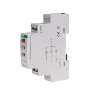 F&F Filipowski Svetelná kontrolka 3×230V+N 3xLED zelená