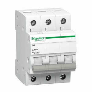 Schneider Electric Odpojovač izolačného spínača 3-fázový 3P 63A 500V AC K60 SW-63-3 Acti9