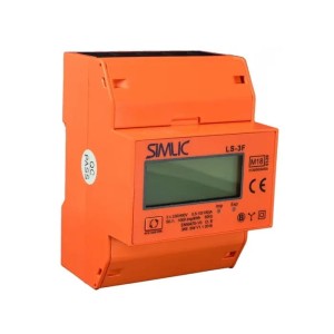 Simtec Elektrický merač energie 3-fázový 100A