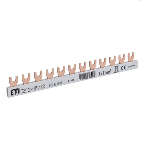 ETI Izolovaná zbernica IZ12 1F 12 80A GPV-401-174