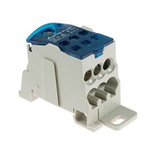 ELEKTRO-PLAST Rozvodný blok 1-pólový 125A TH35 modrý UKK-125