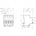 Schneider Electric Nadprúdový istič B 16A 1P 6kA iC60N Acti9 GPV-401-220 (3)