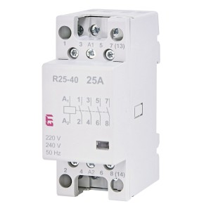 ETI Modulový stýkač 230V AC 4NO 25A