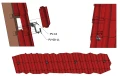 Strešný Hák Vario 3x Nastaviteľný Nerezová Oceľ H17 1.4016 145mm PV-08-11-H17 (3)