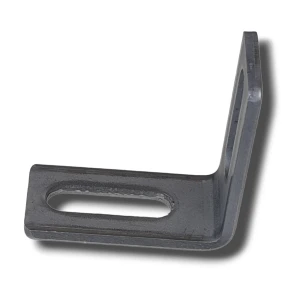 Nastaviteľný uholník 65x65 mm z nehrdzavejúcej ocele 1.4016 s otvormi M10