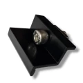 Koncová Svorka 30 mm so Skrutkou a Vložkou - Čierne lakované PV-03-23