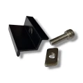 Koncová Svorka 30 mm so Skrutkou a Vložkou - Čierne lakované PV-03-23 (2)