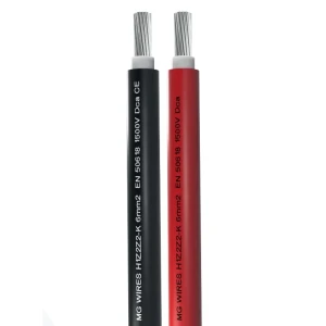 Solárny DC kábel 1x6mm2 červený MG Wires trieda D – CPR