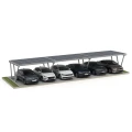 Fotovoltaický prístrešok VICA pre 6 vozidlá Solárny prístrešok 3x2 moduly GPV-105-06