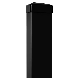 Oplotový stĺpik 60x40x1,2 mm, dĺžka 2,4 m, čierny