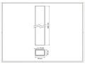 Stĺpik oplotenia 60x40x1,2 mm, dĺžka 2,4 m, hnedý GPV-700-68 (3)