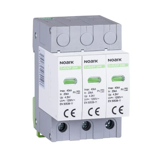 Zvodič Prepätia - SPD Ex9UEP, Typ II, 1200 V DC, šírka 3 moduly, pre neuzemnené FV systémy PV-200-108022