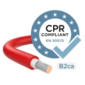Kábel pre fotovoltaické inštalácie H1Z2Z2-K trieda B2 (CPR) Červený 10mm NEHORĽAVÝ 000-115 (2)