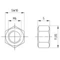 Šesťhranná matica M6 DIN 934 A4-80 000-060 (2)