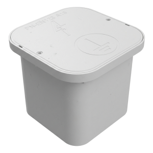 Kontrolná skrinka do zeme 200x200x165mm z plastu