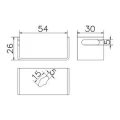 Držiak na pásikovú oceľ B do 50x4mm pozinkovaná oceľ galvanicky 000-172 (2)