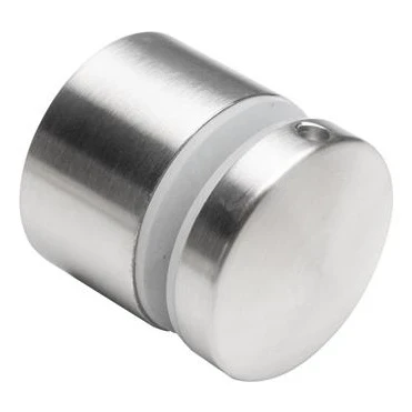 Bodový držiak skla fi 50/30/M10x45, sklo 8-21,52 mm, AISI 304, plochý systém, satén 000-262 (1)