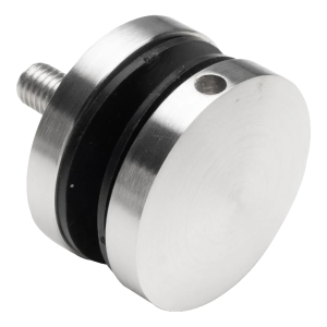 Bodový držiak skla fi 50/8/M10x50, sklo 8-17,52 mm, AISI 304, plochý systém, satén
