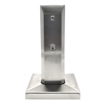 Zvislý držiak skla spigot 50x50/100x100 mm sklo 12-17,52 mm AISI 304 satén 000-291 (2)