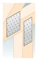 Perforovaná doska plochá spojka PP 2 40x100x2,0 000-359 (6)