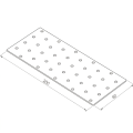 Perforovaná doska tesársky spoj PP 9 80x200x2,0 000-366 (4)