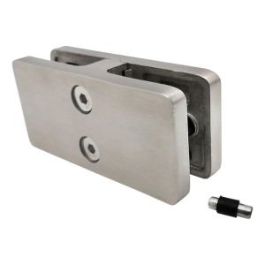 Držiak skla 180° 95x45x30 mm s pinom sklo 6-12,76 mm, AISI 304, satén